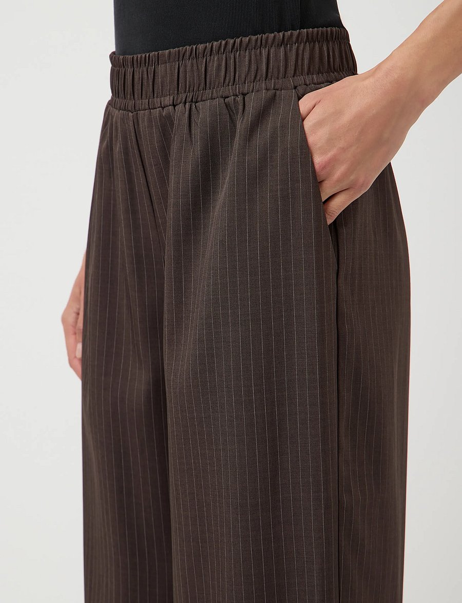 YAS - YASSHIMMA HMW PANT - hosen mit weitem bein - chocolate brown - 4