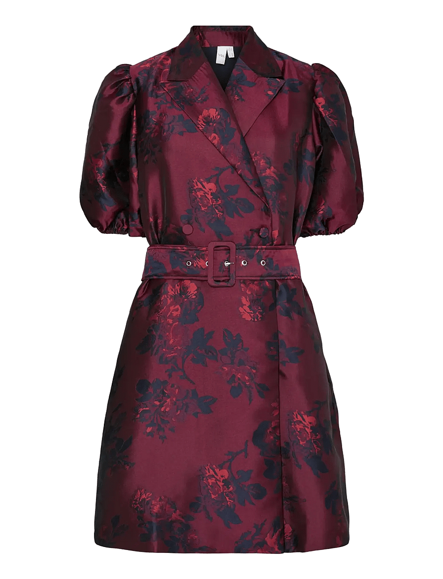 YAS - YASANKI 2/4 WRAP DRESS - wickelkleider - port royale - 0