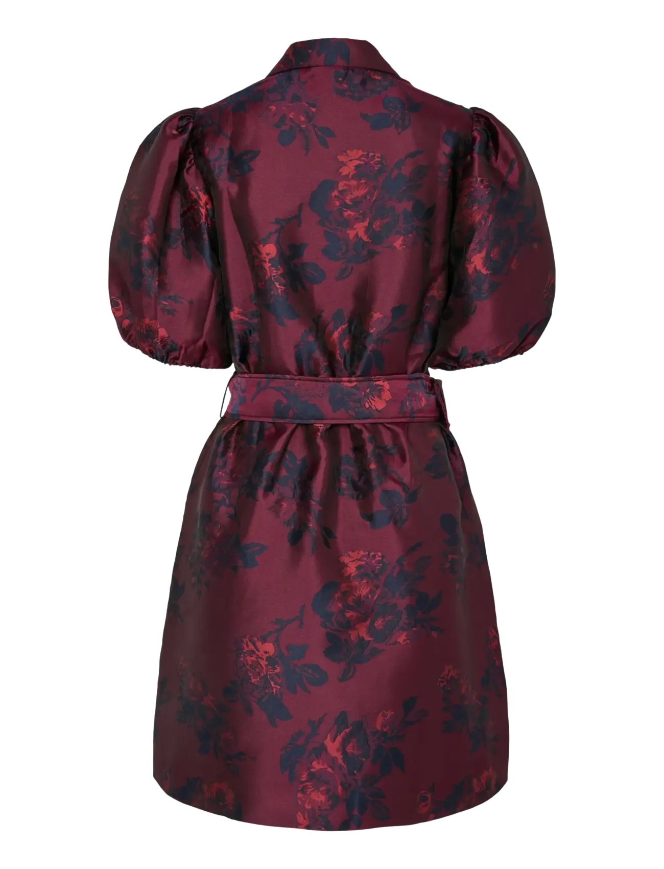 YAS - YASANKI 2/4 WRAP DRESS - omlottklänningar - port royale - 1