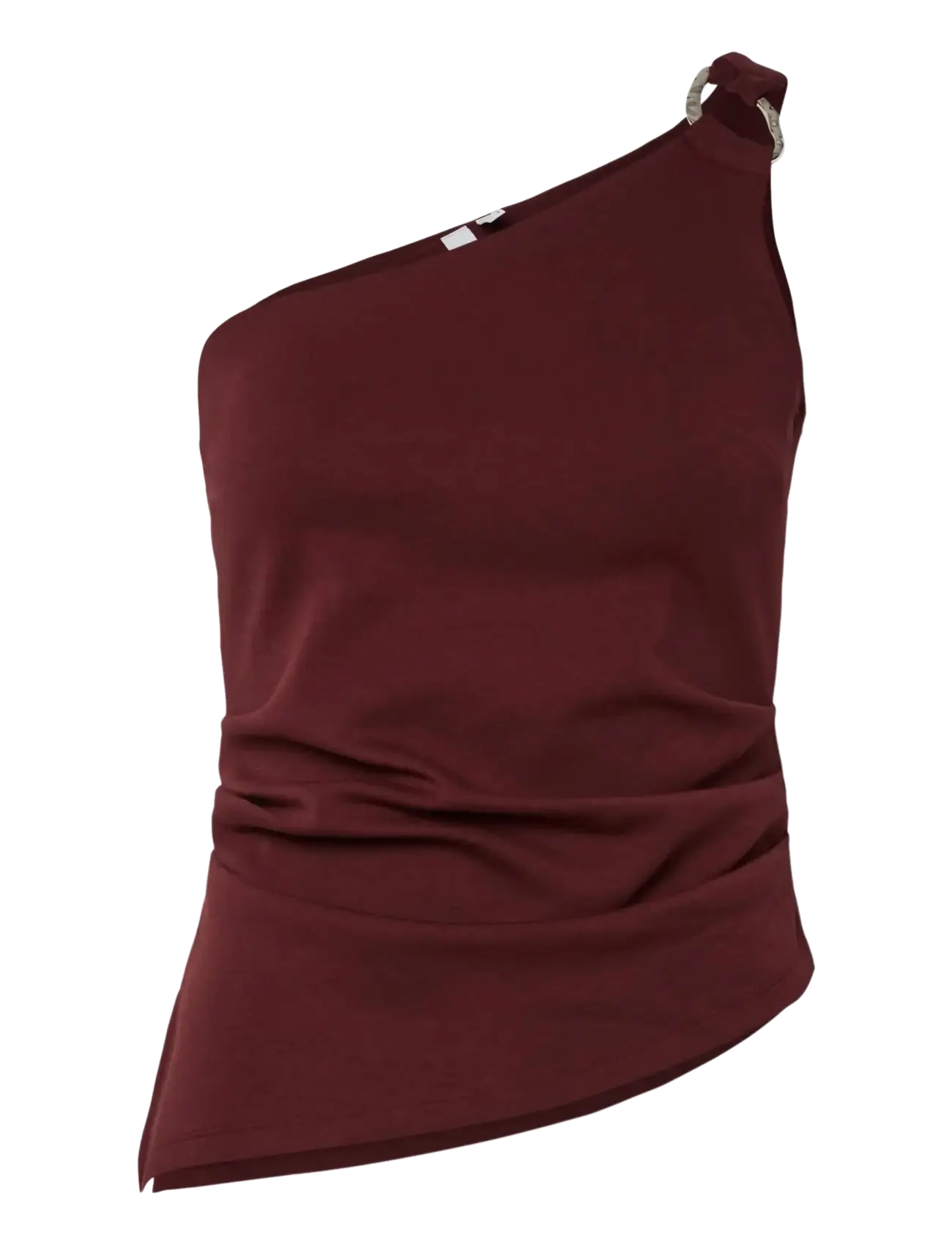 YASMIMO ONE SHOULDER TOP - PORT ROYALE