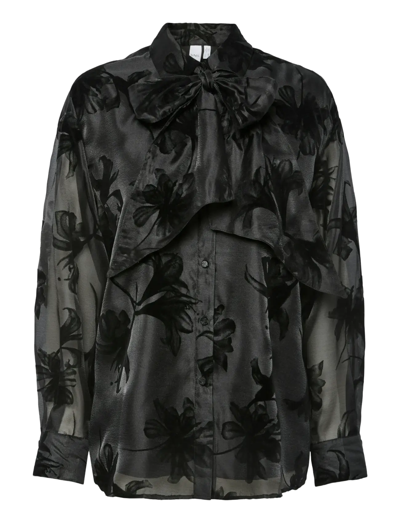 YAS Yaslingu Ls Shirt, 38, Black, Skjorter > Langærmede, Dame