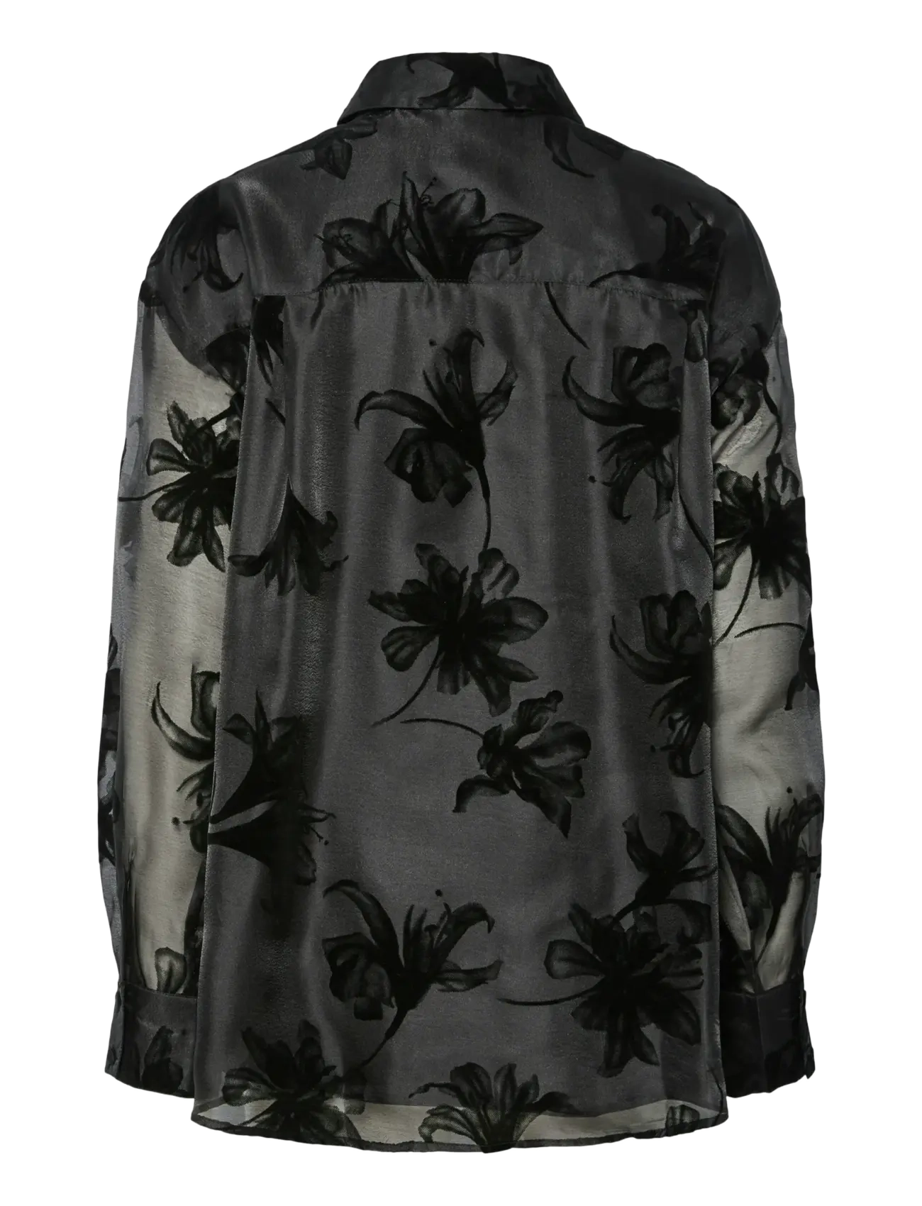 YAS - YASLINGU LS SHIRT - langærmede bluser - black - 1
