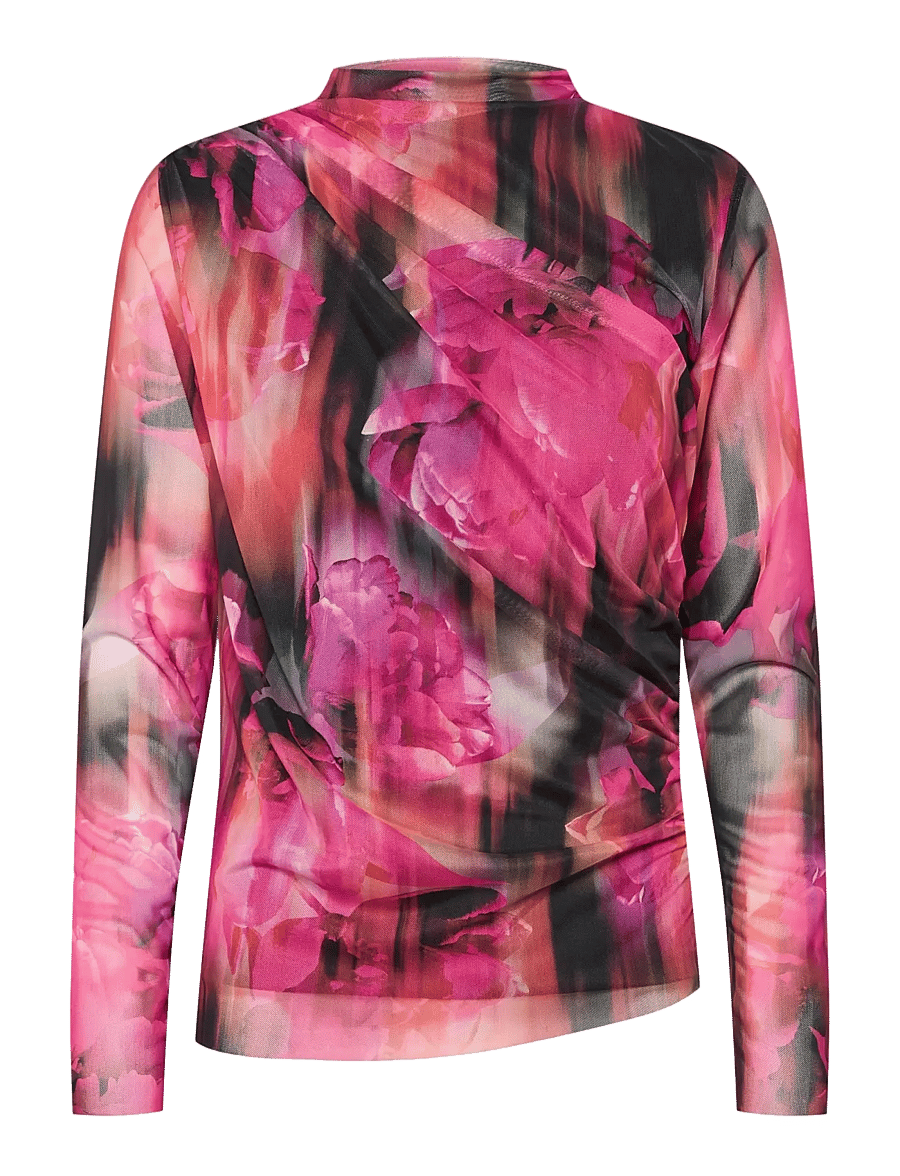 YAS - YASCHIVA LS TOP - long sleeved blouses - black - 1