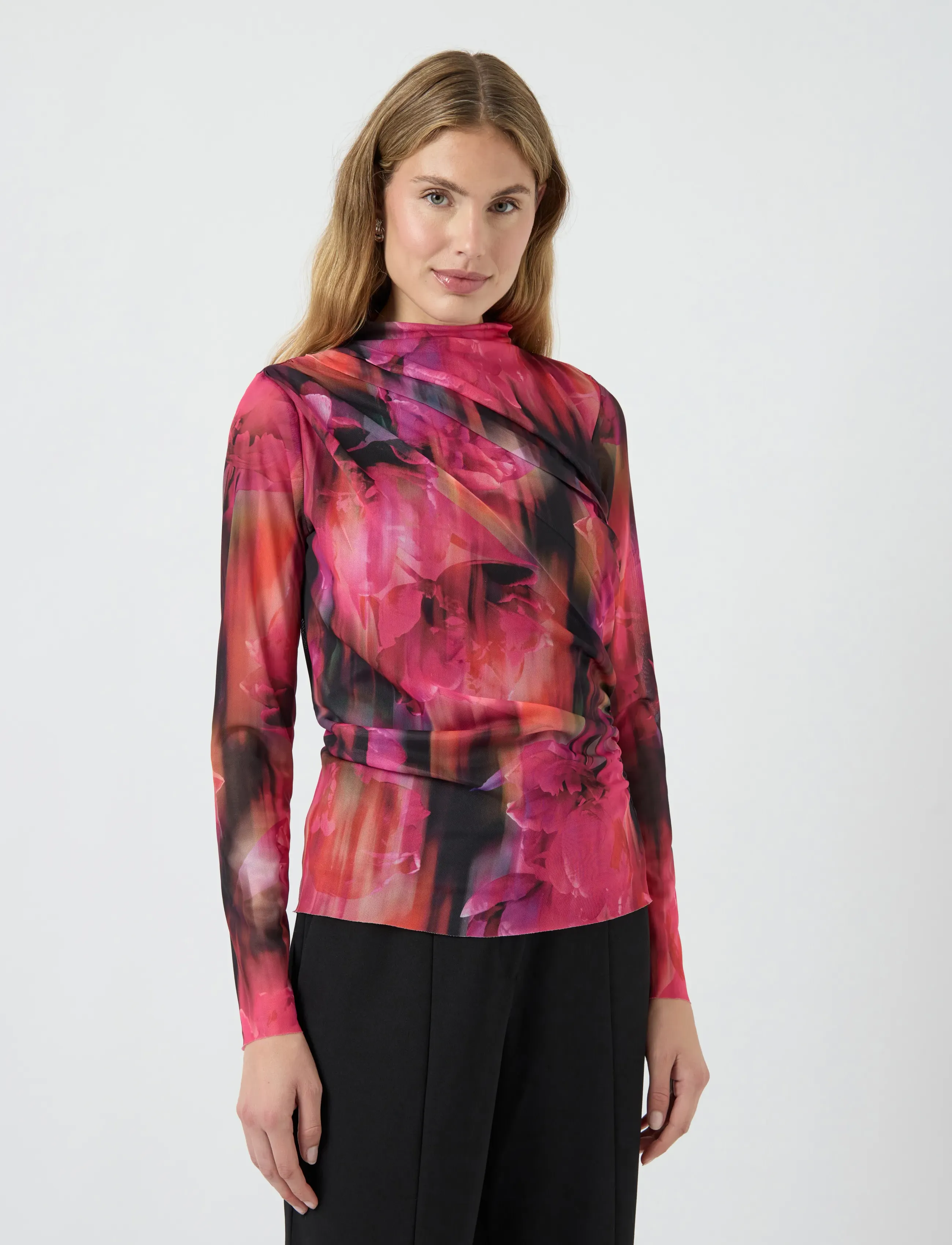 YAS Yaschiva Ls Top, XS, Pink, Bluser > Langærmede, Dame