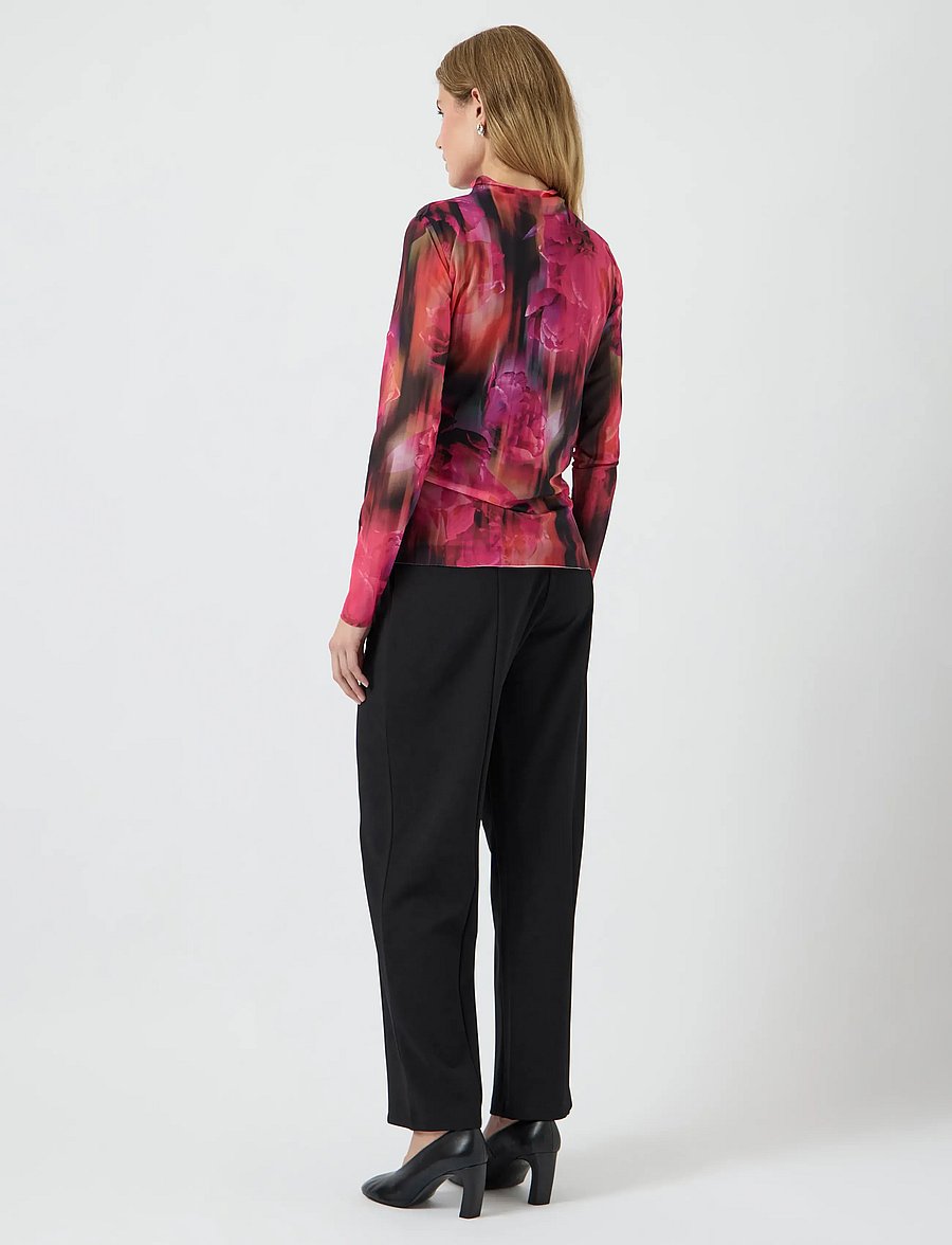 YAS - YASCHIVA LS TOP - long sleeved blouses - black - 3