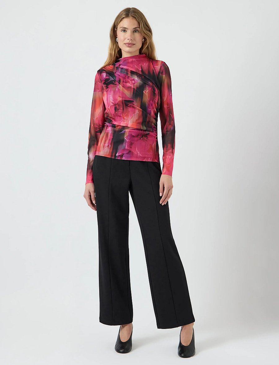 YAS - YASCHIVA LS TOP - long sleeved blouses - black - 5