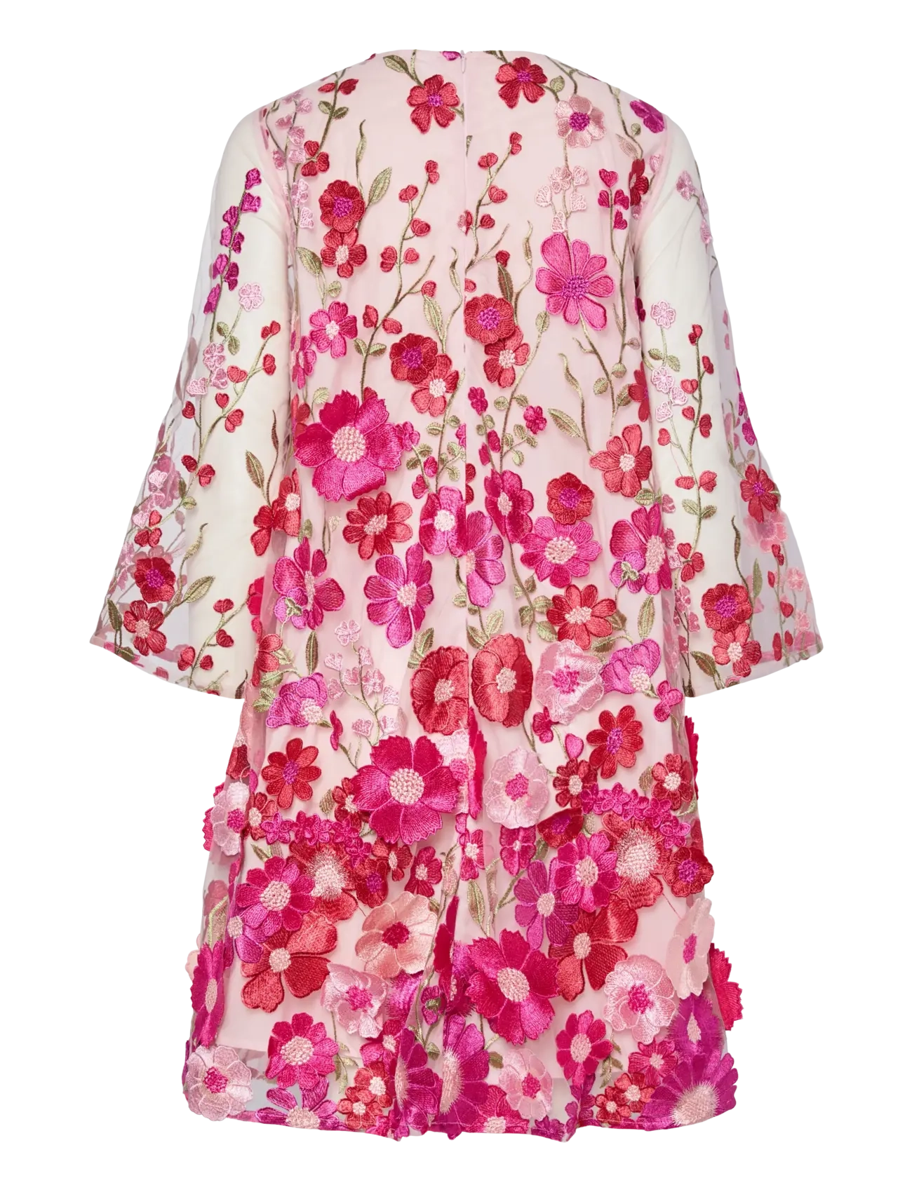 YAS - YASFLOWERING 3/4 DRESS - D2D - minikleidid - fuchsia purple - 2