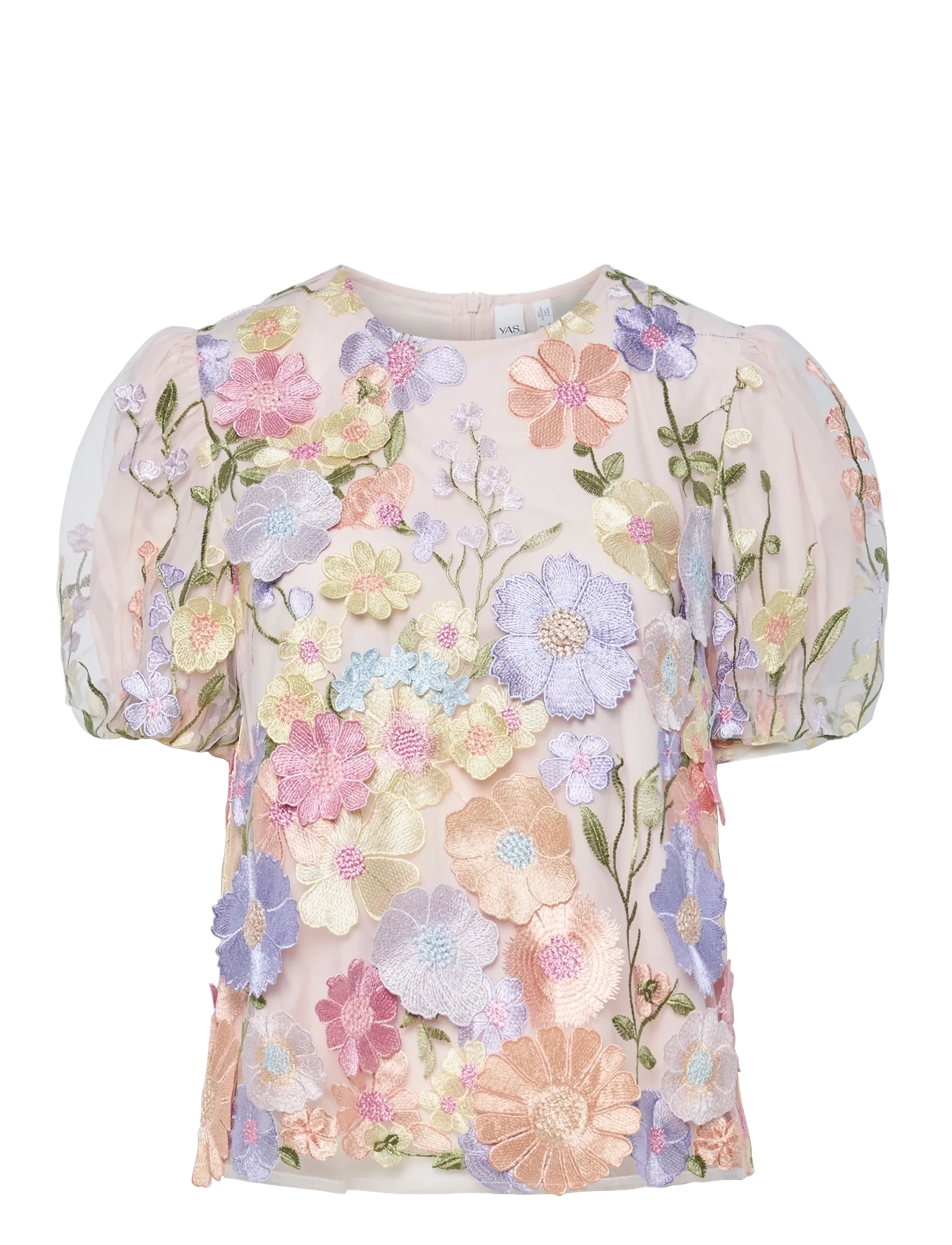 YAS YASFLOWERING SS TOP - D2D - Kläder - LAVENDULA / multi