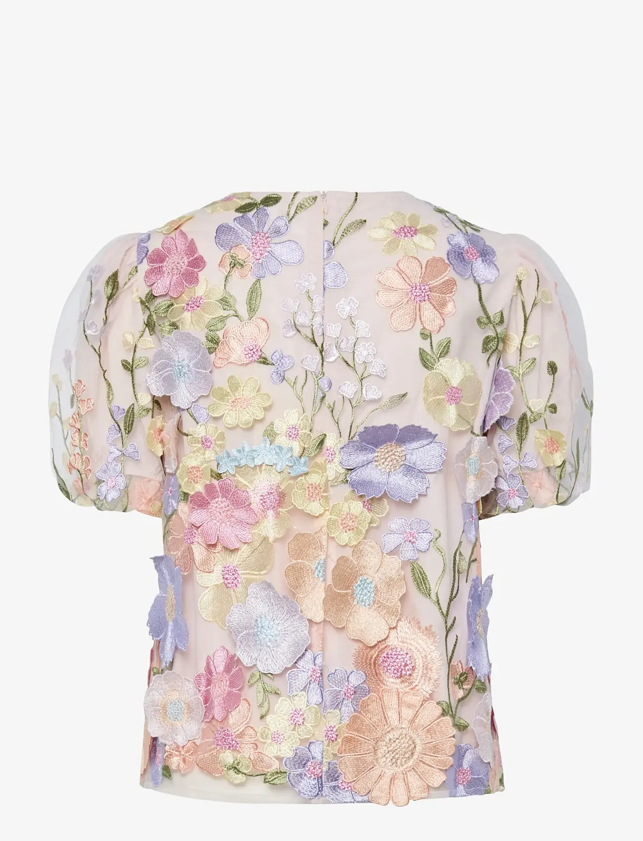 YAS - YASFLOWERING SS TOP - D2D - short-sleeved blouses - lavendula - 2