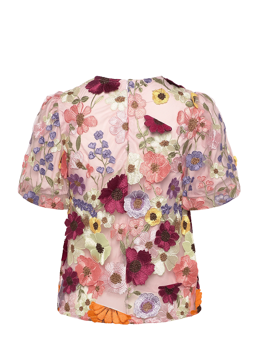 YAS - YASFLOWERING SS TOP - D2D - blouses à manches courtes - pink lavender - 1