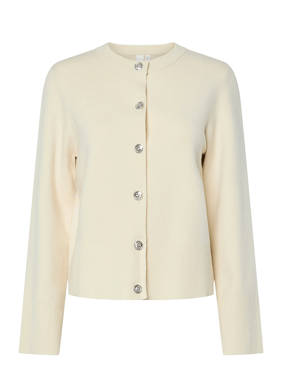 YAS - YASPIMI LS KNIT CARDIGAN S. - D2D - erityistilaisuudet - birch - 0