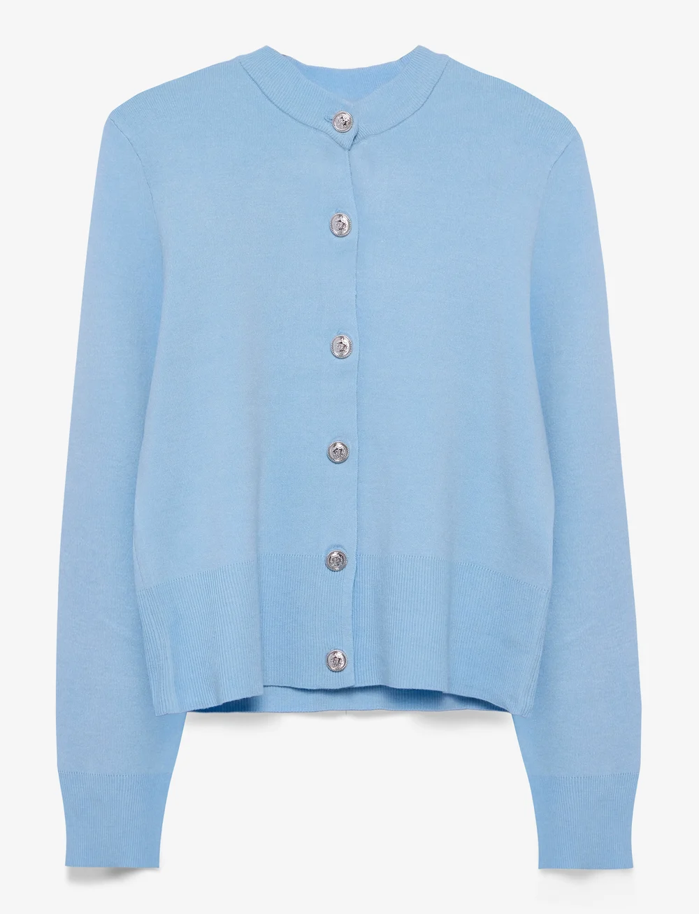 YAS - YASPIMI LS KNIT CARDIGAN S. - D2D - koftor - clear sky - 1