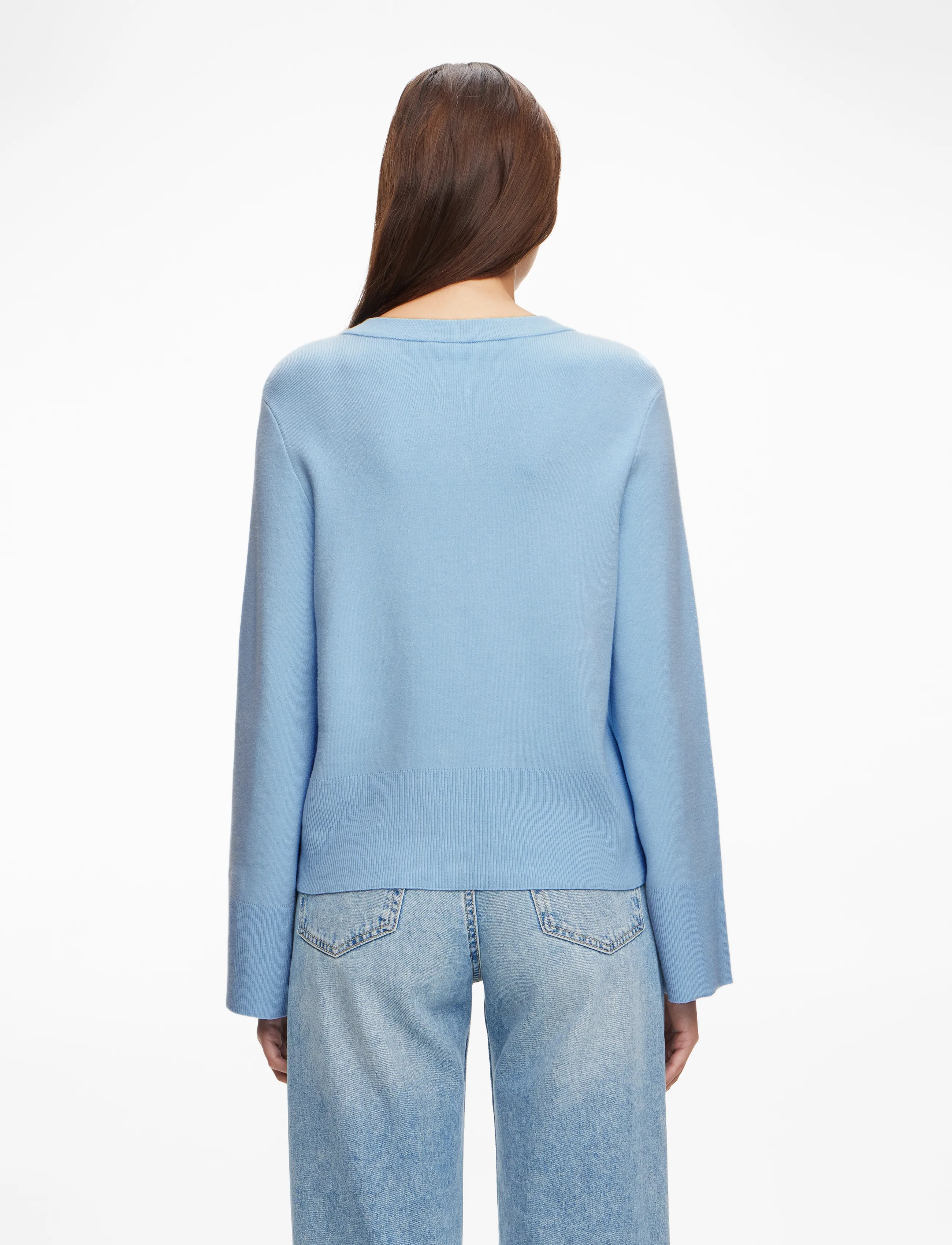 YAS - YASPIMI LS KNIT CARDIGAN S. - D2D - erityistilaisuudet - clear sky - 4