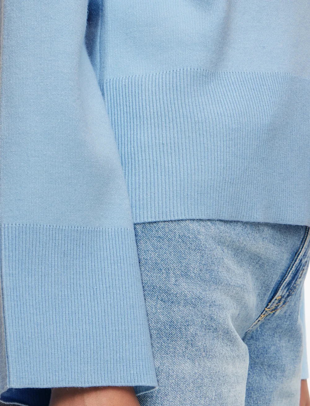 YAS - YASPIMI LS KNIT CARDIGAN S. - D2D - koftor - clear sky - 5