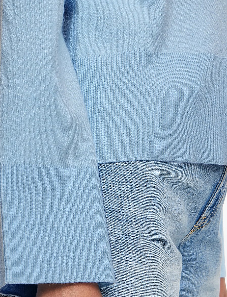 YAS - YASPIMI LS KNIT CARDIGAN S. - D2D - cardigans - clear sky - 5