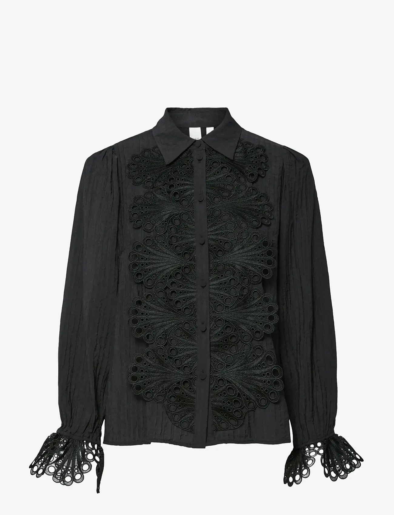 YAS - YASANISA LS SHIRT - langærmede skjorter - black - 0