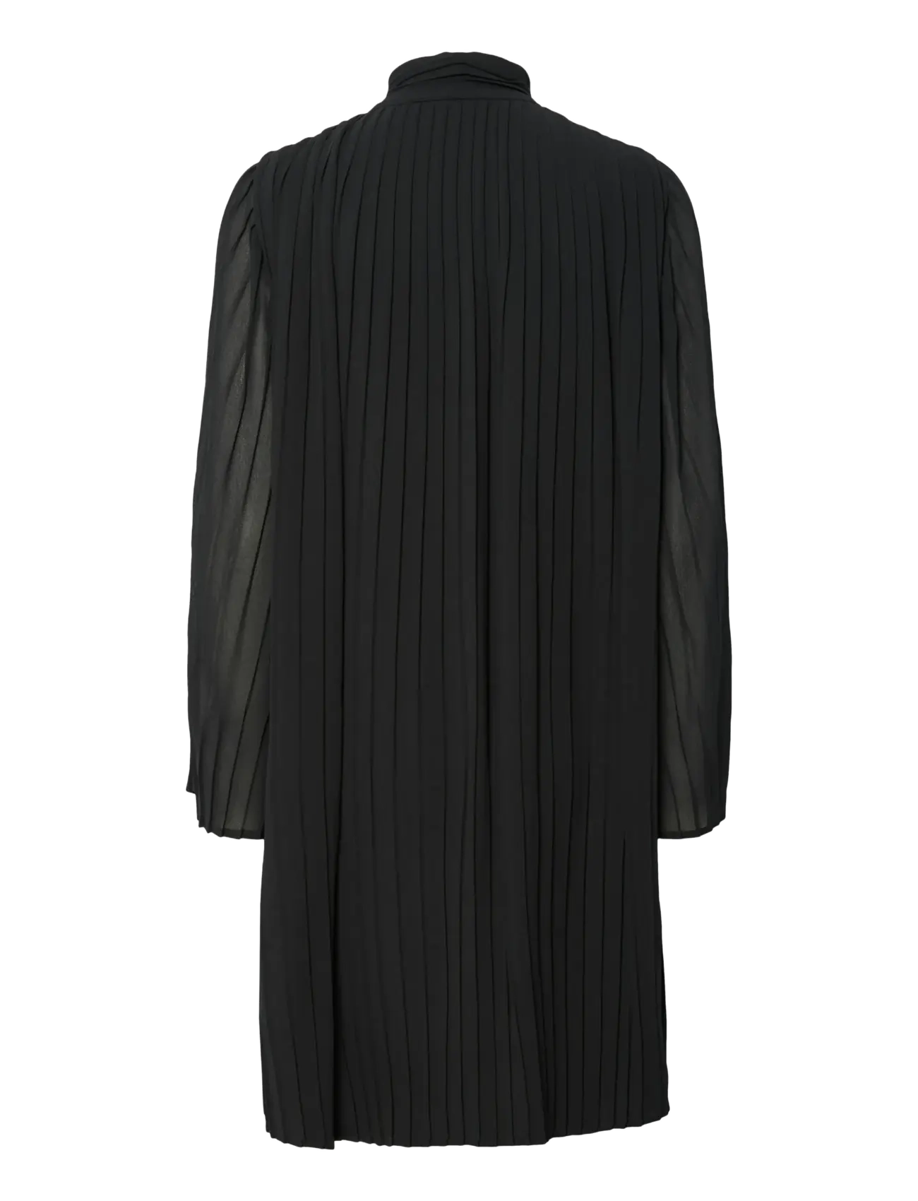 YAS - YASRAMA 7/8 TIE NECK DRESS S. - robes de cocktail - black - 1