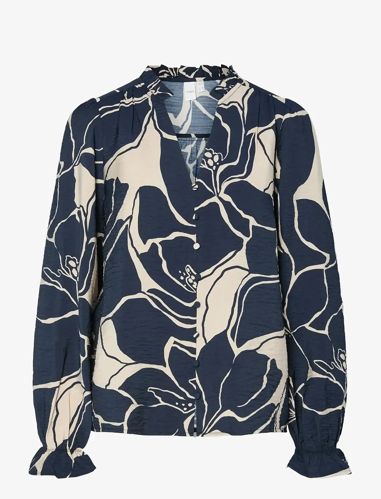 YAS - YASKAYA LS SHIRT S. - long-sleeved shirts - navy blazer - 0