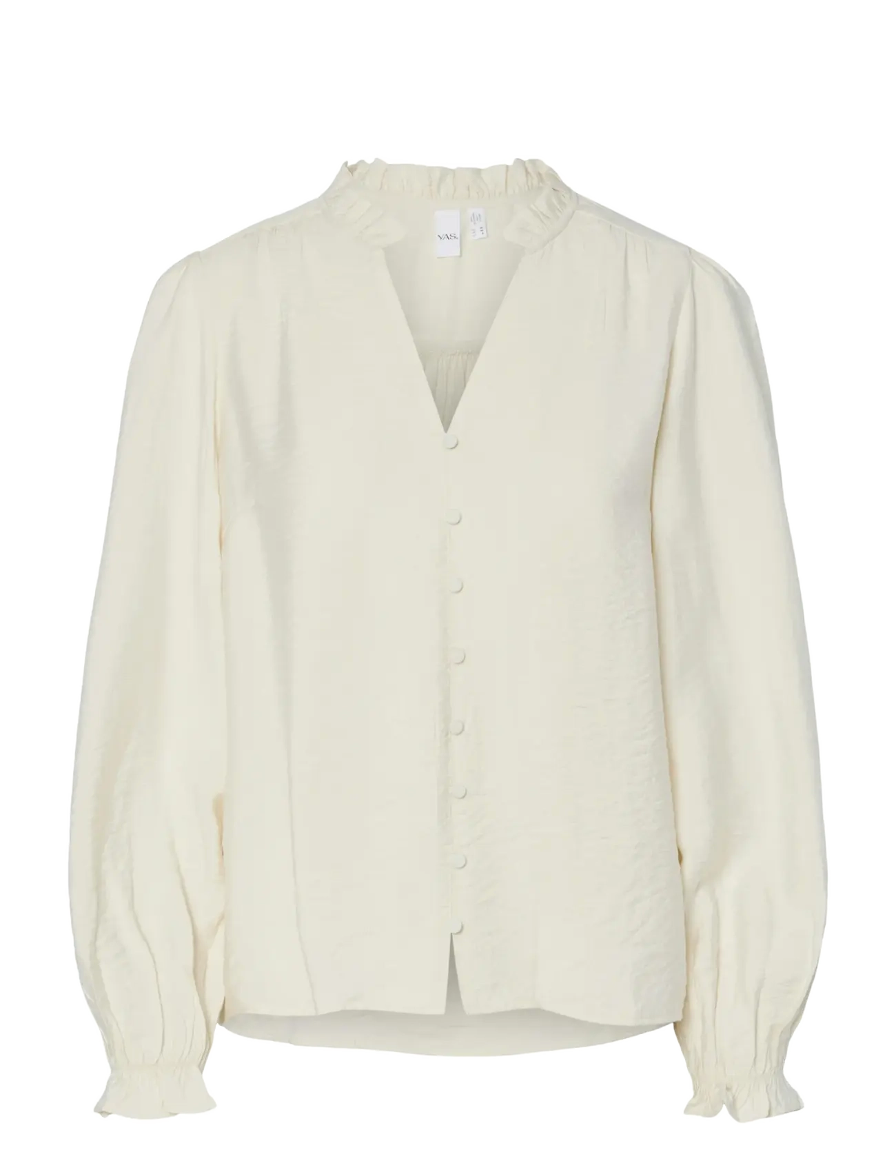 YAS YASKAYA LS SHIRT S. - Blusen - PRISTINE / cream