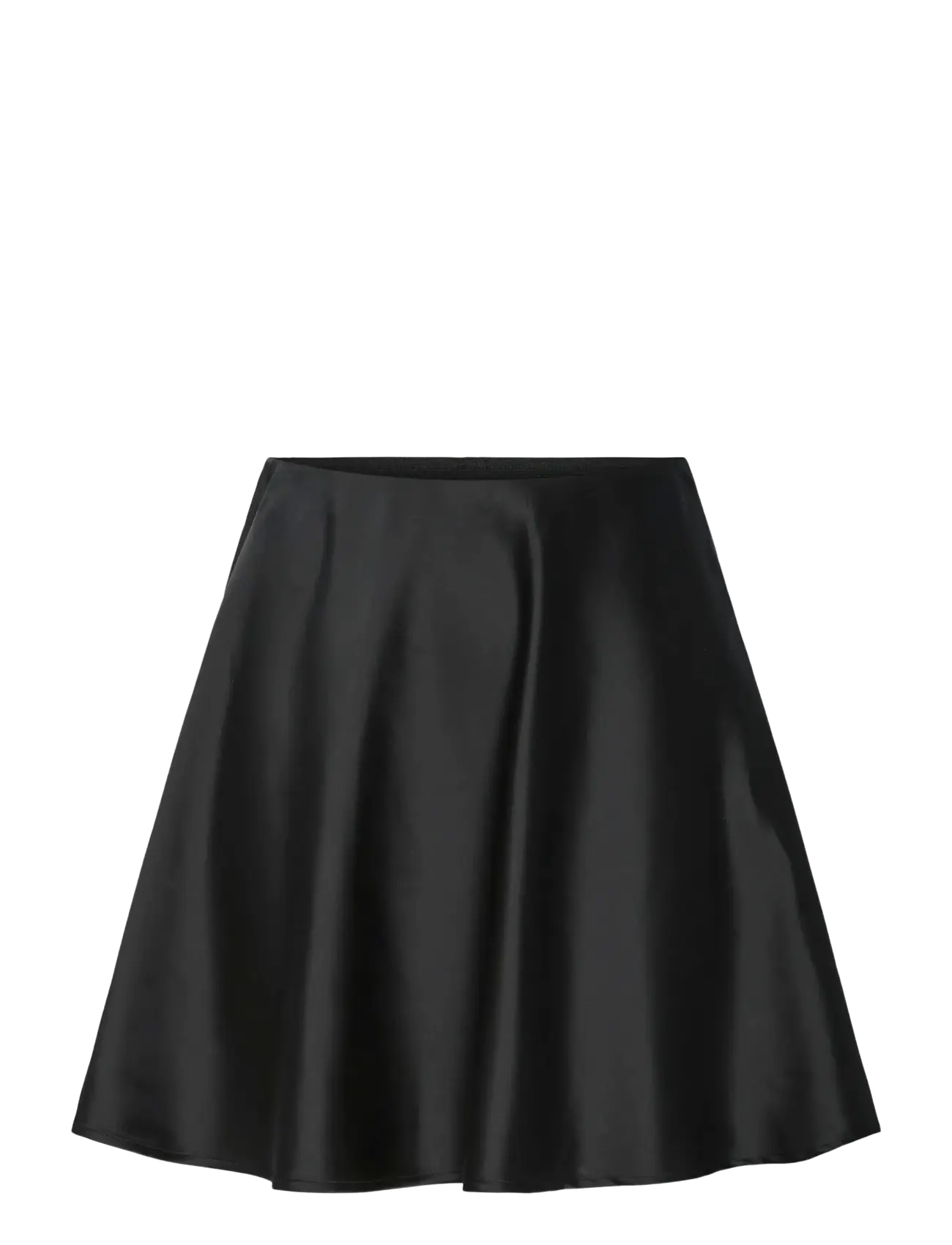 YAS YASPELLA HW VOLUME SHORT SKIRT S. NOOS - Tøj - BLACK / black
