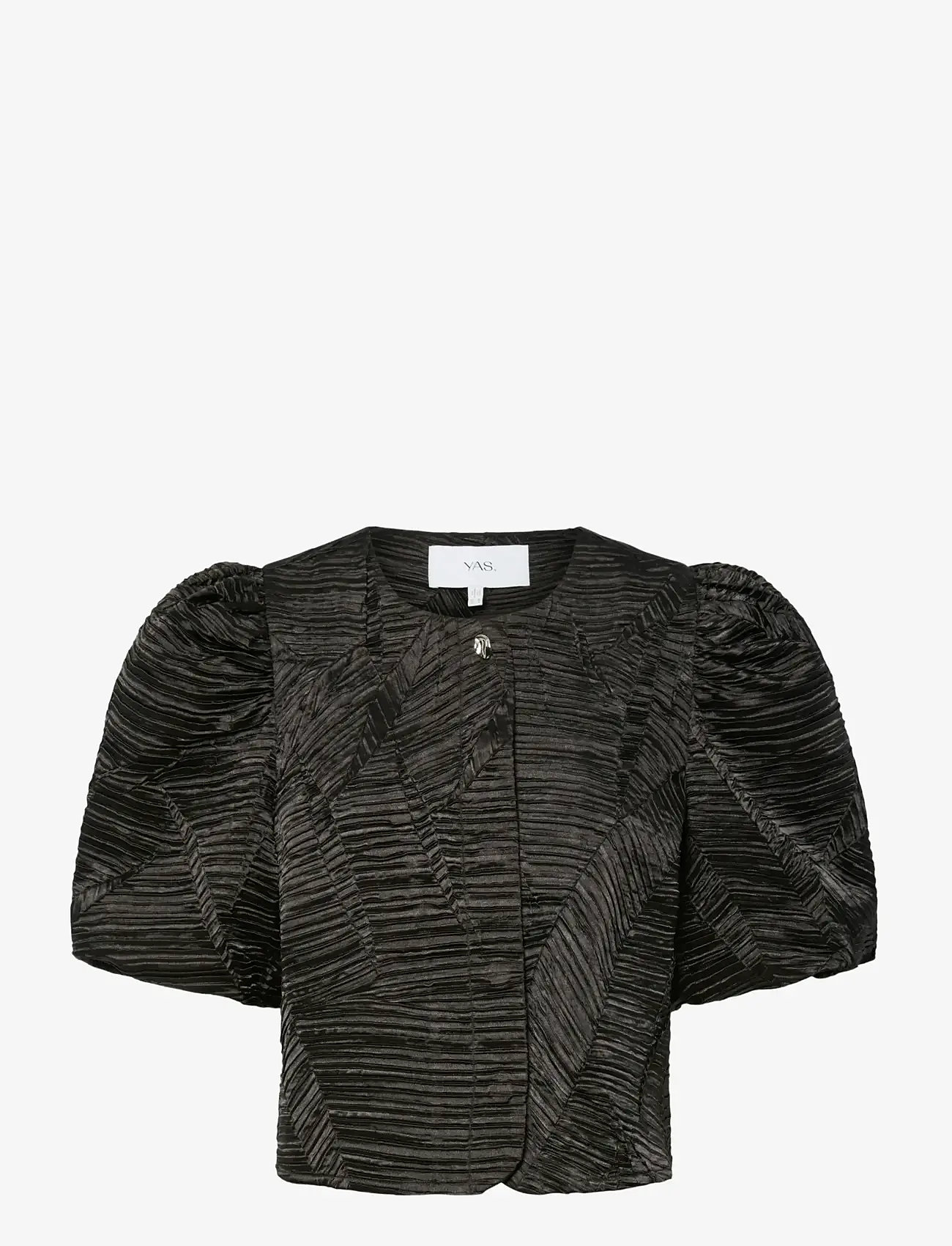 YAS - YASVIBE SS TOP - EX - korta kavajer - black - 1