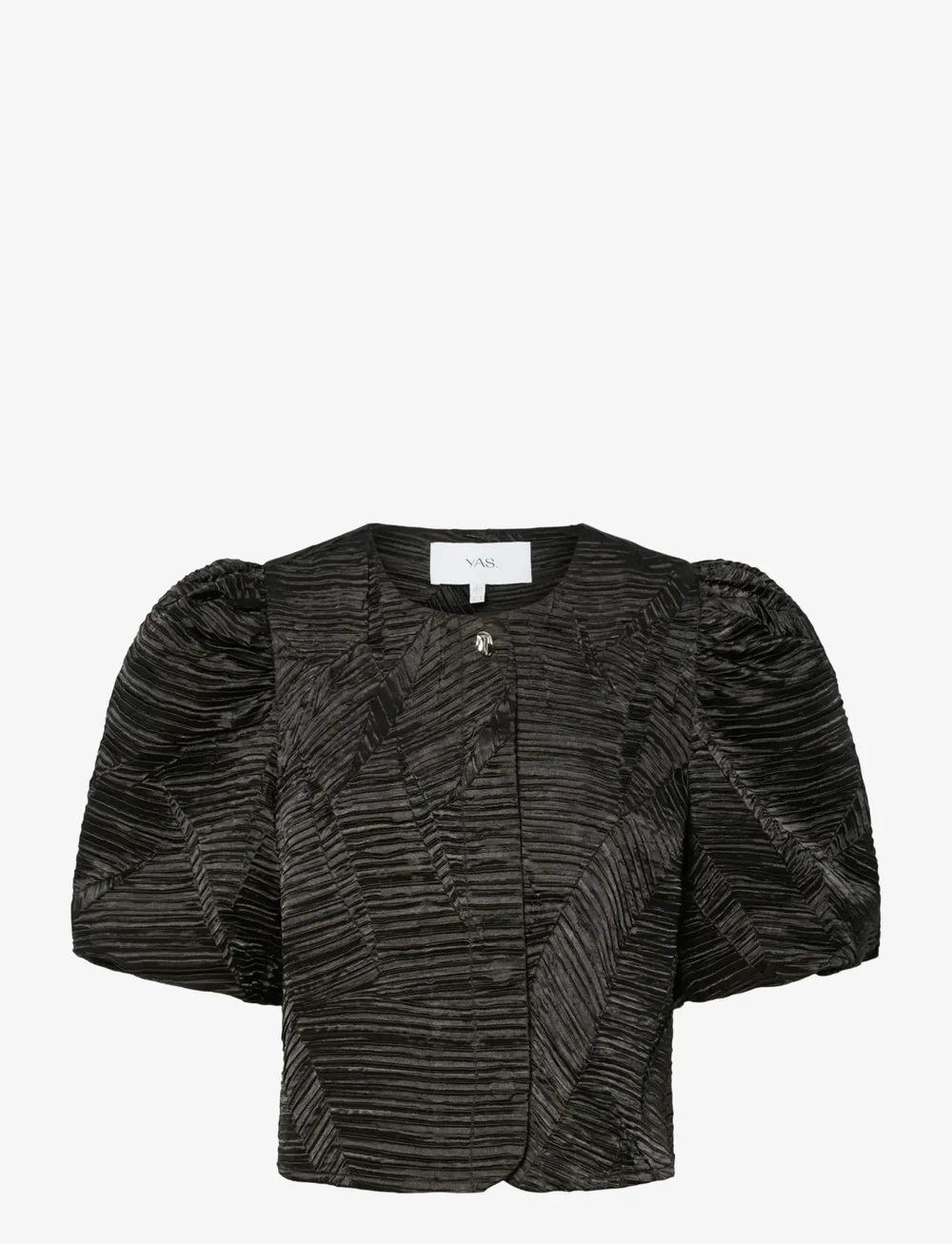 YAS - YASVIBE SS TOP - EX - cropped-blazer - black - 1