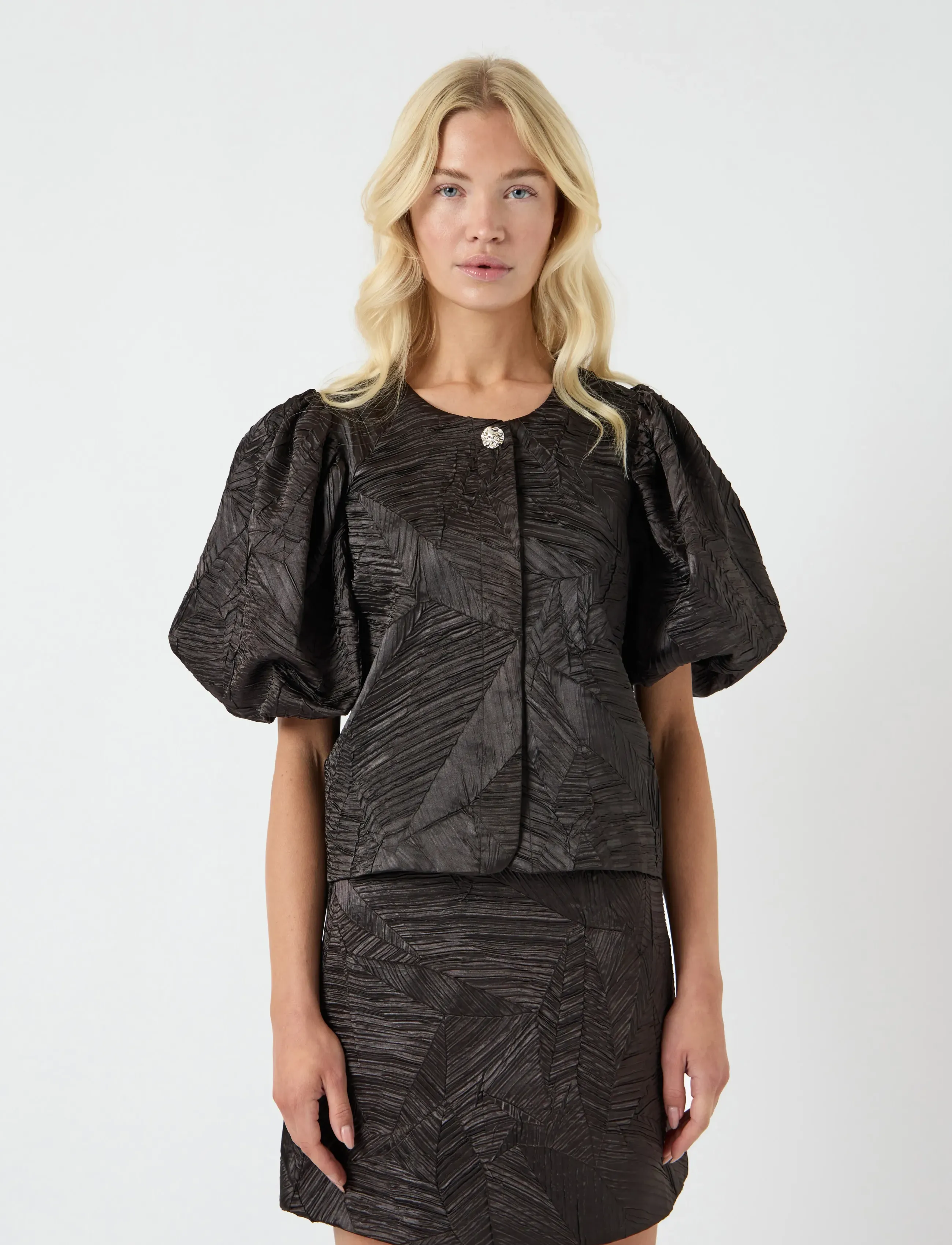 YAS Yasvibe Ss Top - Ex, 36, Black, Blazere > Cropped Blazere, Dame