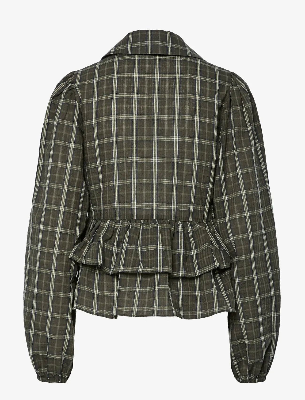 YAS - YASCINNA LS TIE TOP - EX - langærmede bluser - forest night - 2