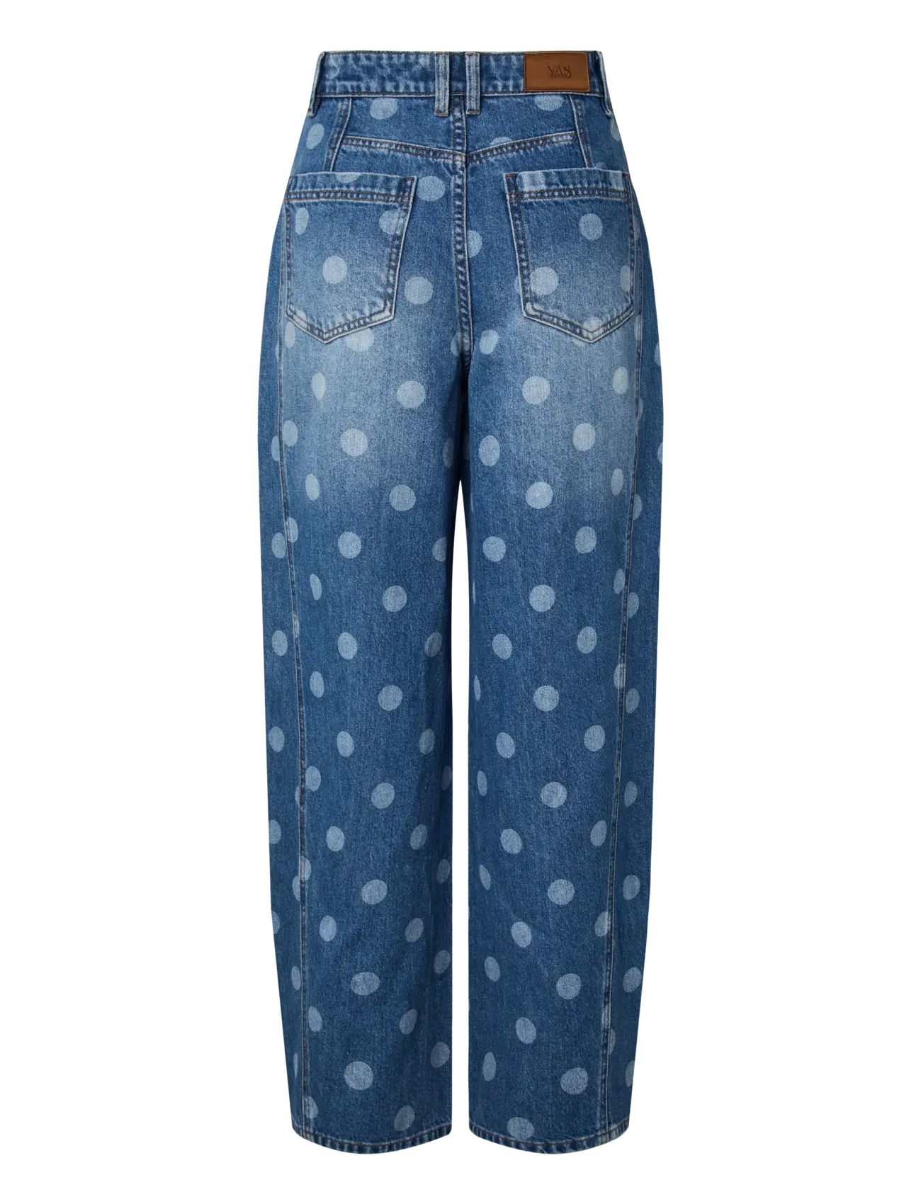 YAS - YASLUA HW BARREL ANKLE JEANS - EX - barrel jeans - medium blue denim - 2