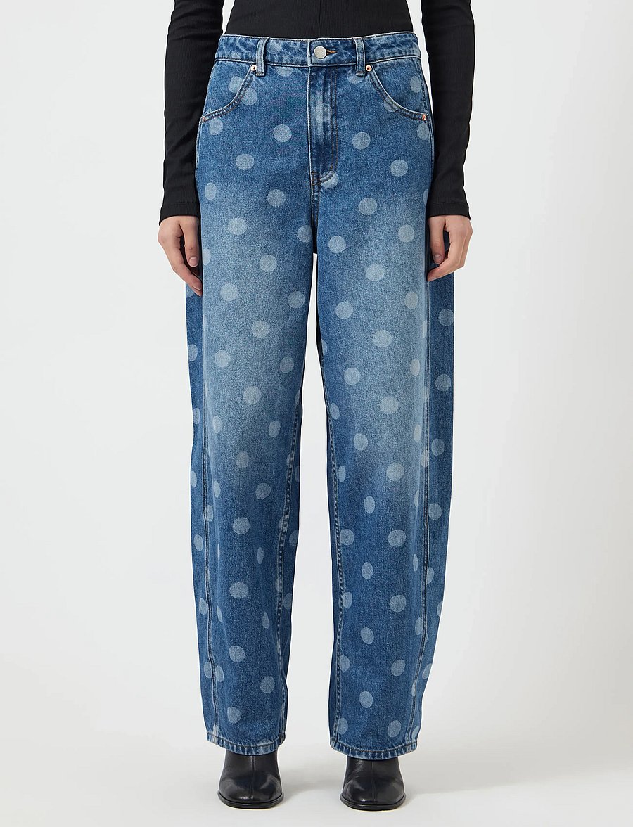 YAS - YASLUA HW BARREL ANKLE JEANS - EX - barrel jeans - medium blue denim - 0