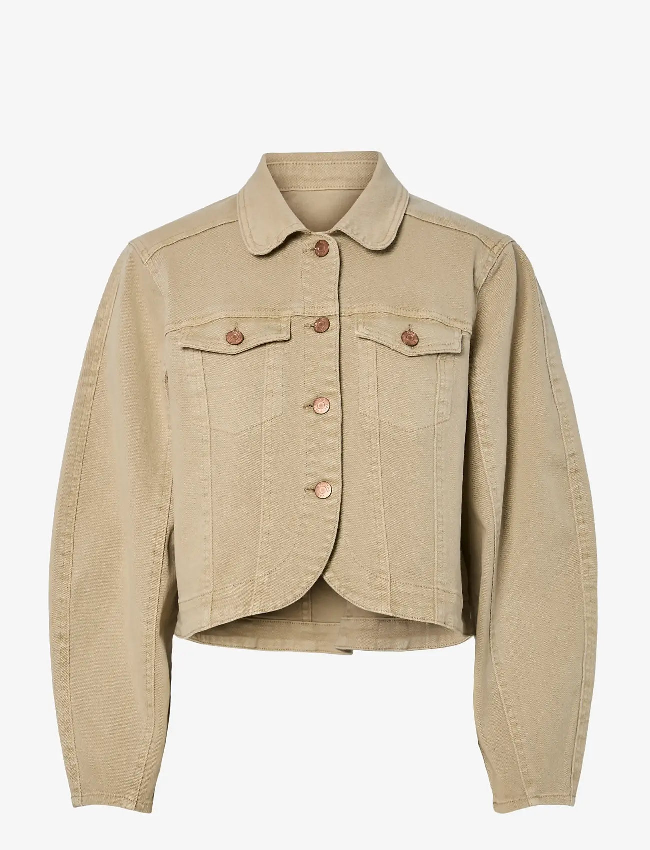 YAS - YASLUA LS DENIM JACKET - EX - ulkovaatteet - incense - 1