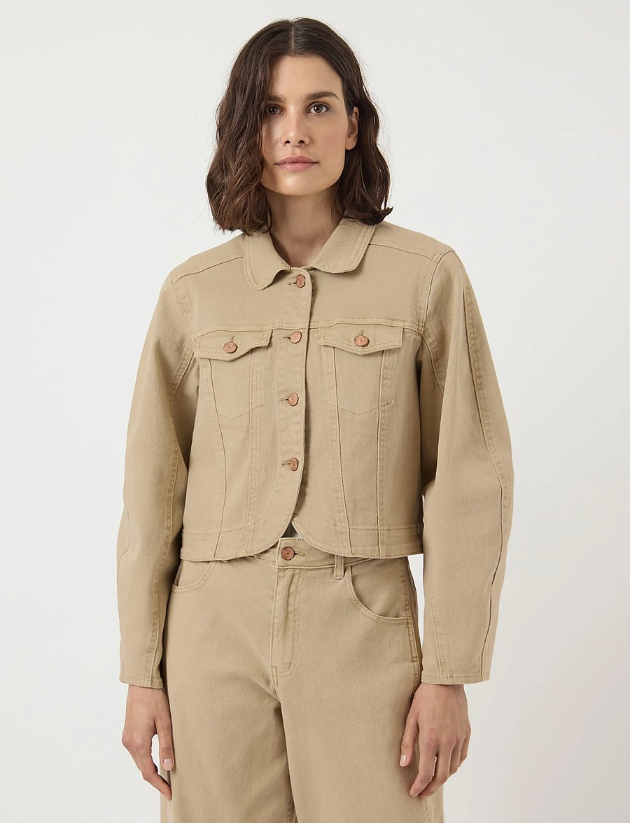 YAS - YASLUA LS DENIM JACKET - EX - kevättakit - incense - 0