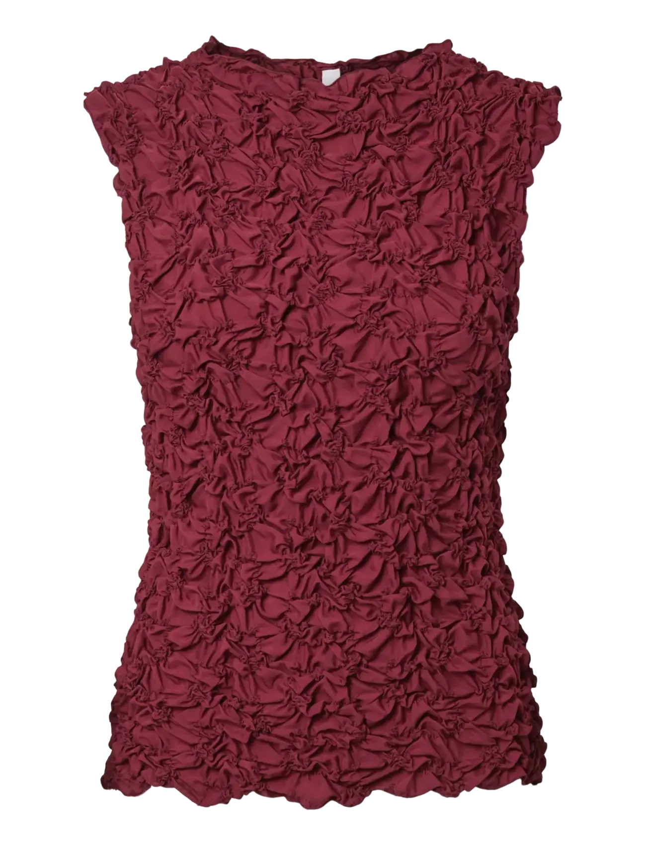 YAS YASMERA SL TOP - EX - Kläder - TIBETAN RED / burgundy