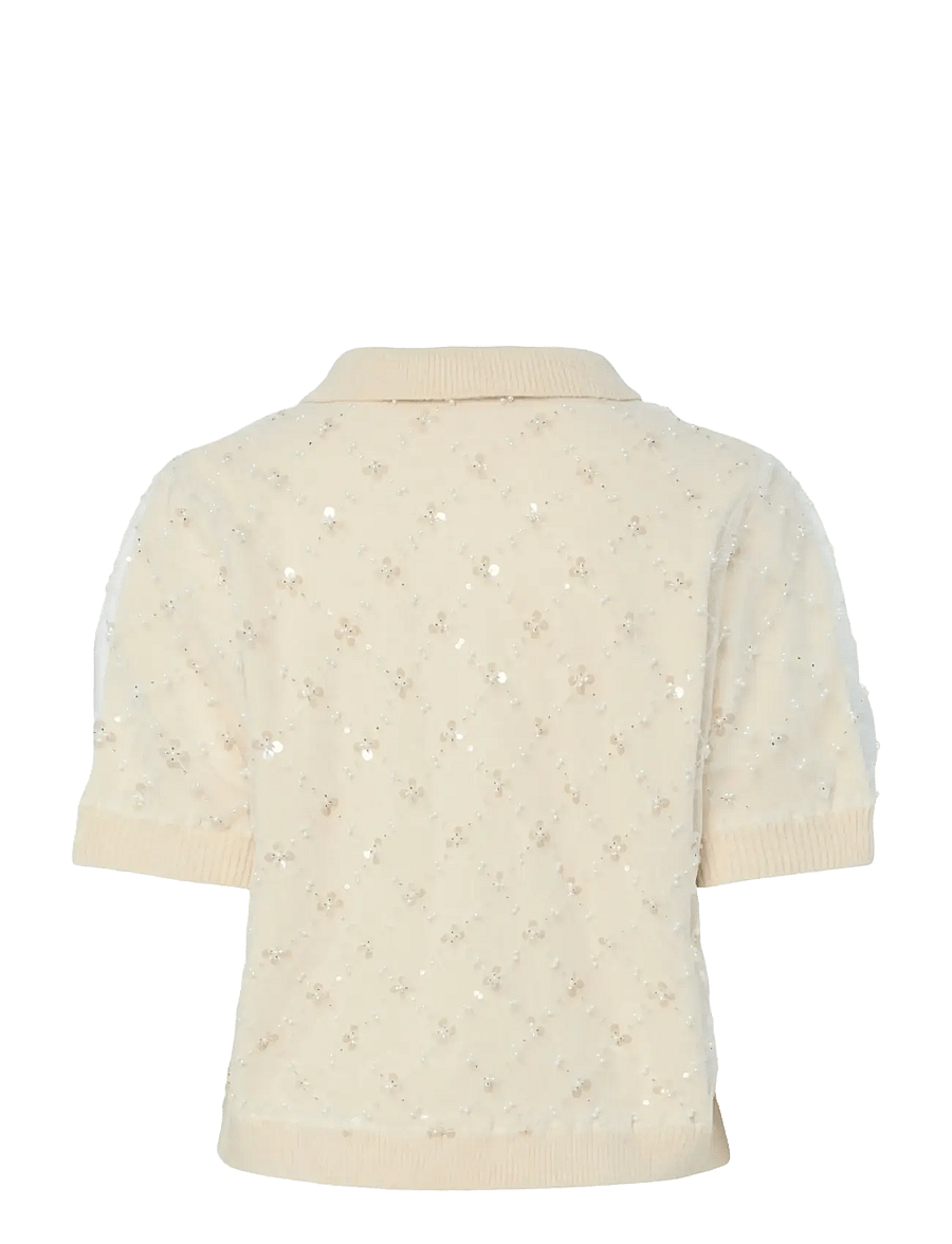 YAS - YASMERILLA SS KNIT CARDIGAN - EX - birch - 2