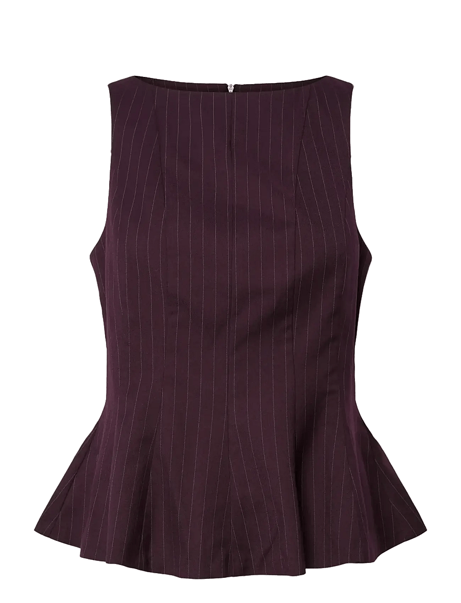 YAS - YASBURLA SL TOP - EX - Ærmeløse bluser - port royale - 1