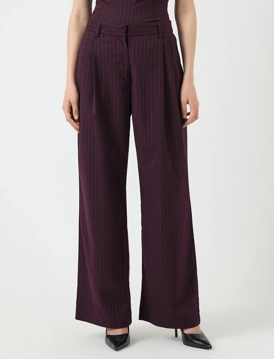 YAS - YASBURLA HMW PANT - EX - hosen mit weitem bein - port royale - 0