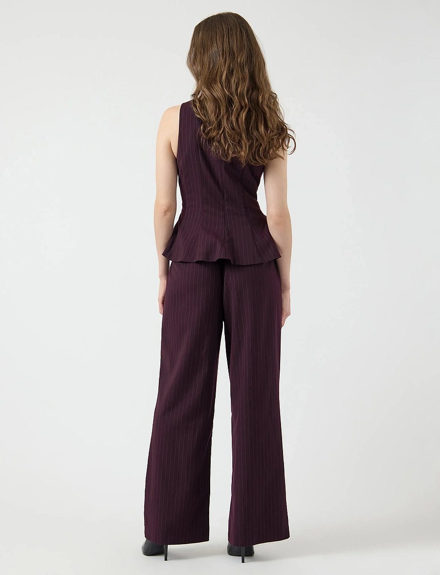 YAS - YASBURLA HMW PANT - EX - hosen mit weitem bein - port royale - 3