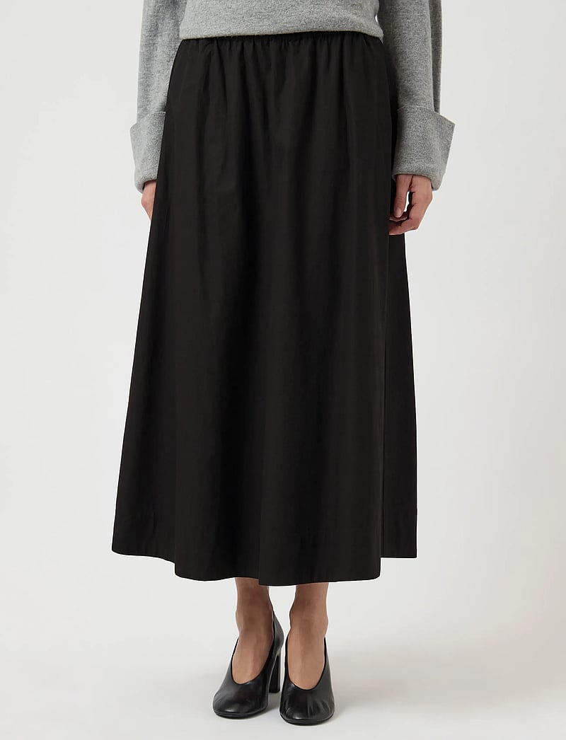 YAS - YASCOLEA HW ANKLE SKIRT S. NOOS - maxi skirts - black - 0