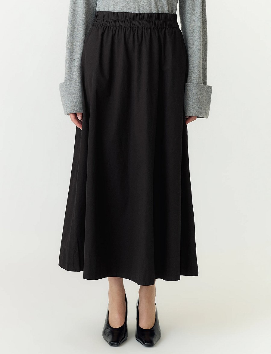 YAS - YASCOLEA HW ANKLE SKIRT S. NOOS - ilgi sijonai - black - 0