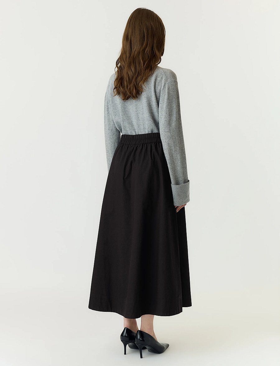 YAS - YASCOLEA HW ANKLE SKIRT S. NOOS - ilgi sijonai - black - 3