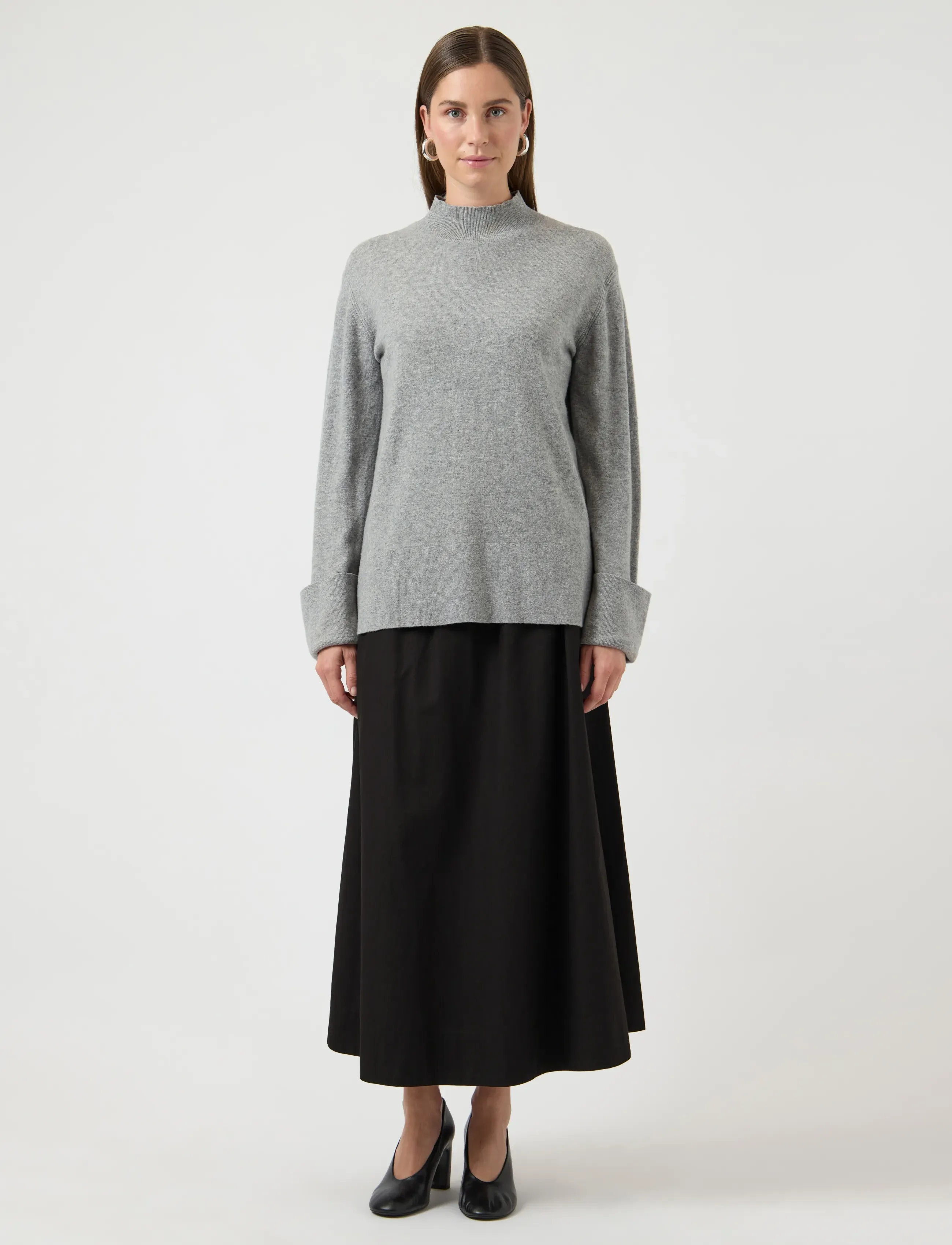 YAS - YASCOLEA HW ANKLE SKIRT S. NOOS - maxi röcke - black - 4