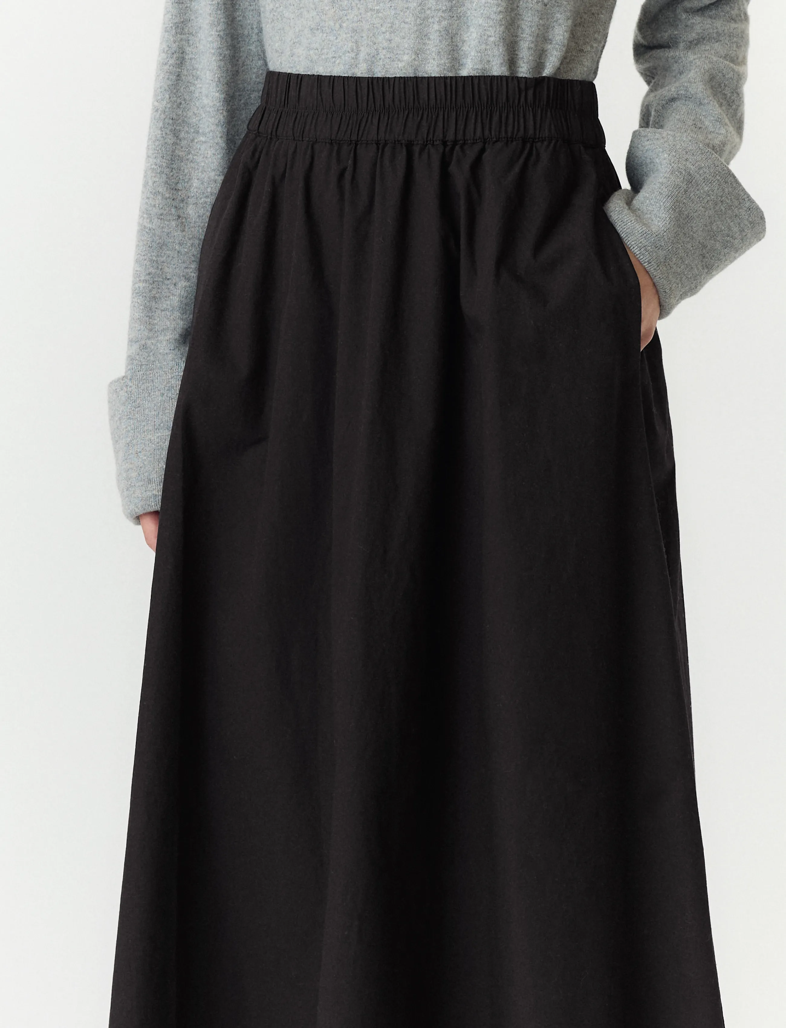 YAS - YASCOLEA HW ANKLE SKIRT S. NOOS - maxi nederdele - black - 5