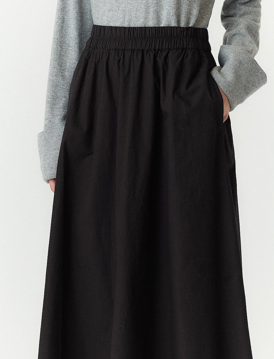 YAS - YASCOLEA HW ANKLE SKIRT S. NOOS - ilgi sijonai - black - 5