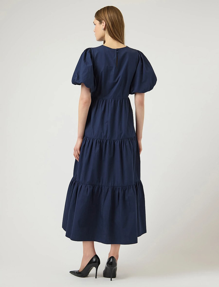 YAS - YASCOLEA SS ANKLE DRESS S. NOOS - sommerkleider - navy blazer - 3