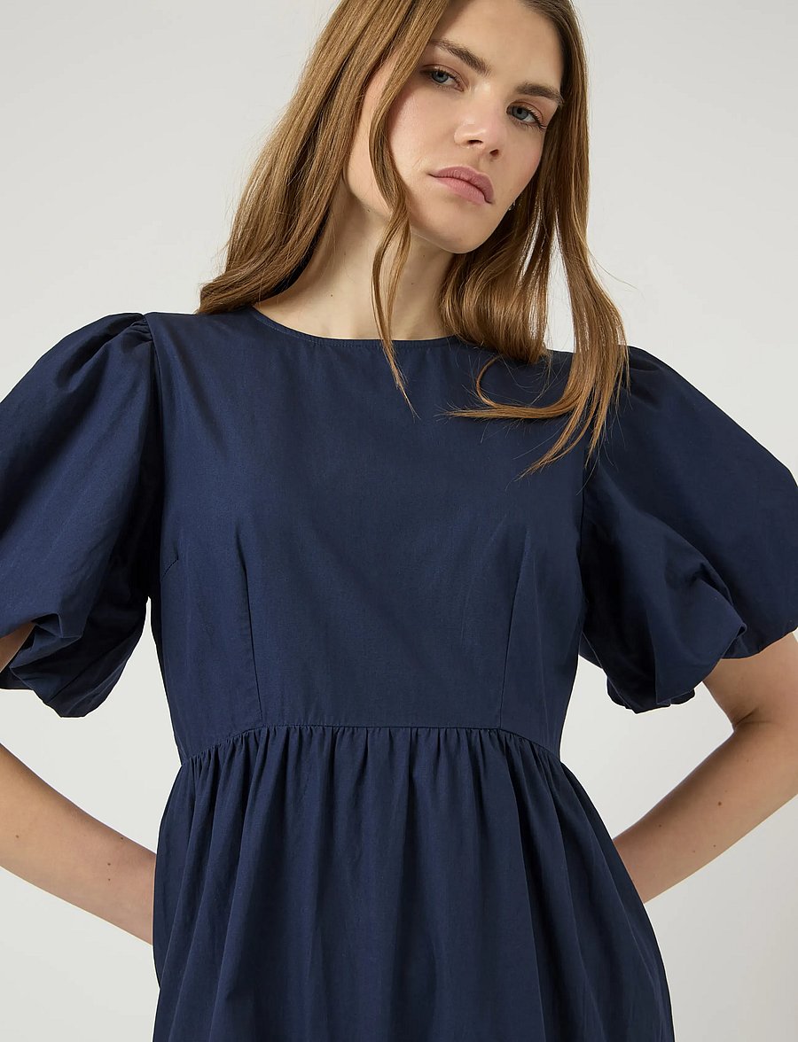 YAS - YASCOLEA SS ANKLE DRESS S. NOOS - sommerkleider - navy blazer - 5