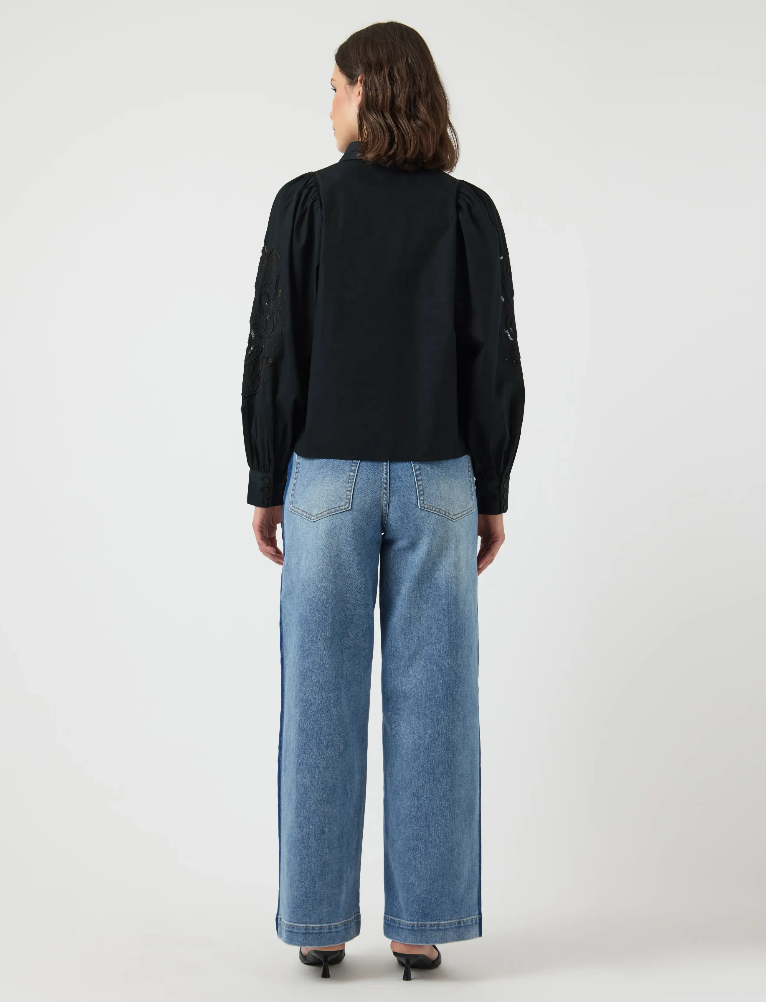 YAS - YASZIMIA LS SHIRT S. NOOS - langärmlige hemden - black - 3