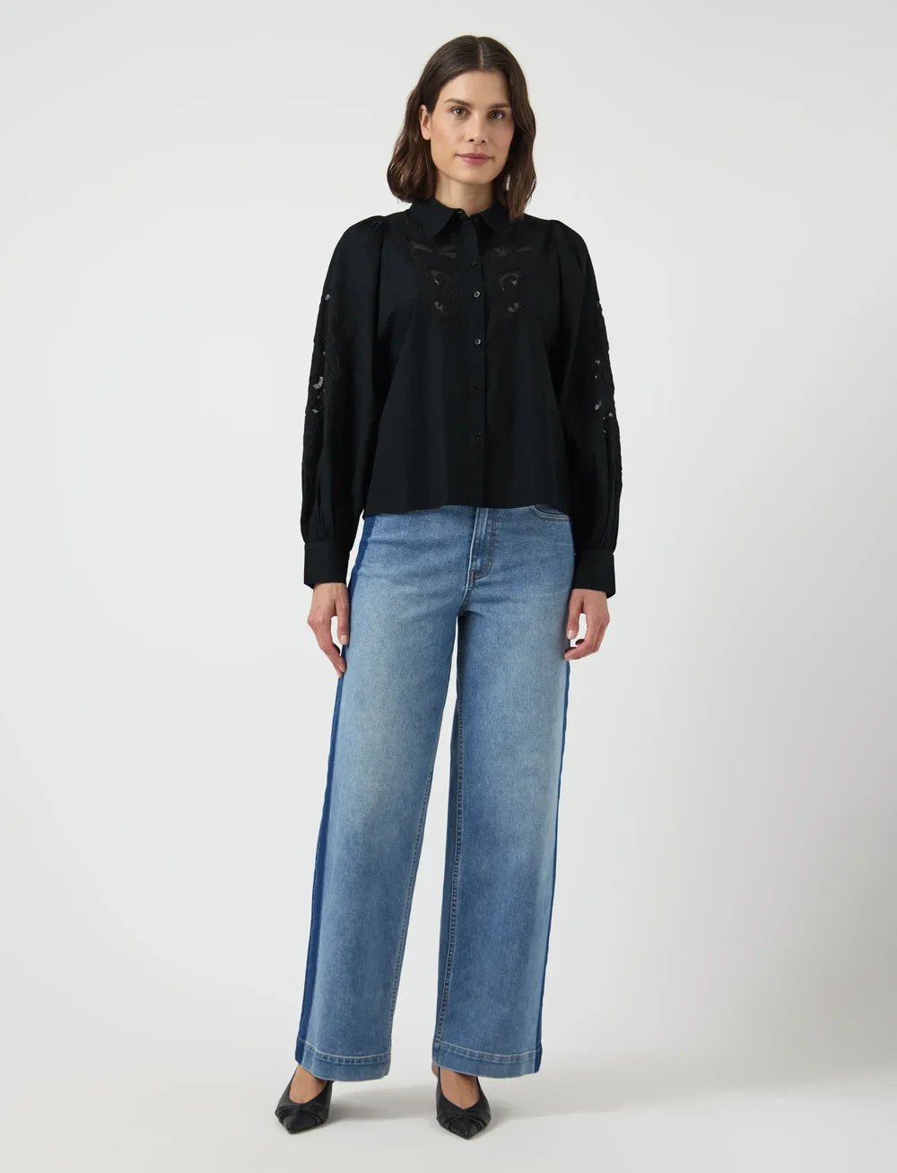 YAS - YASZIMIA LS SHIRT S. NOOS - langärmlige hemden - black - 4