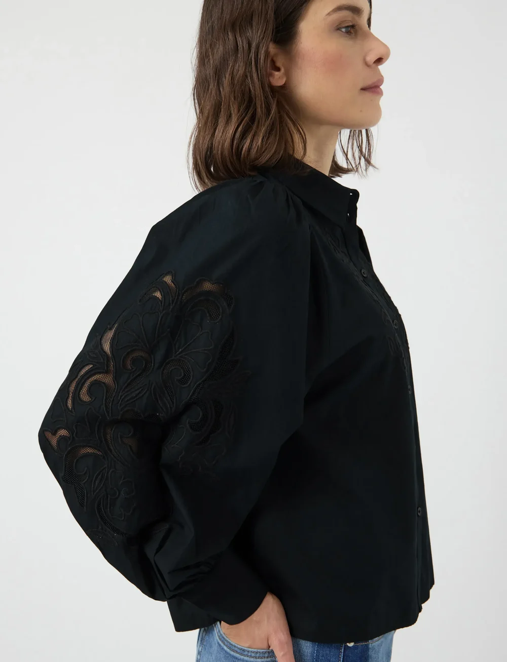 YAS - YASZIMIA LS SHIRT S. NOOS - langärmlige hemden - black - 5