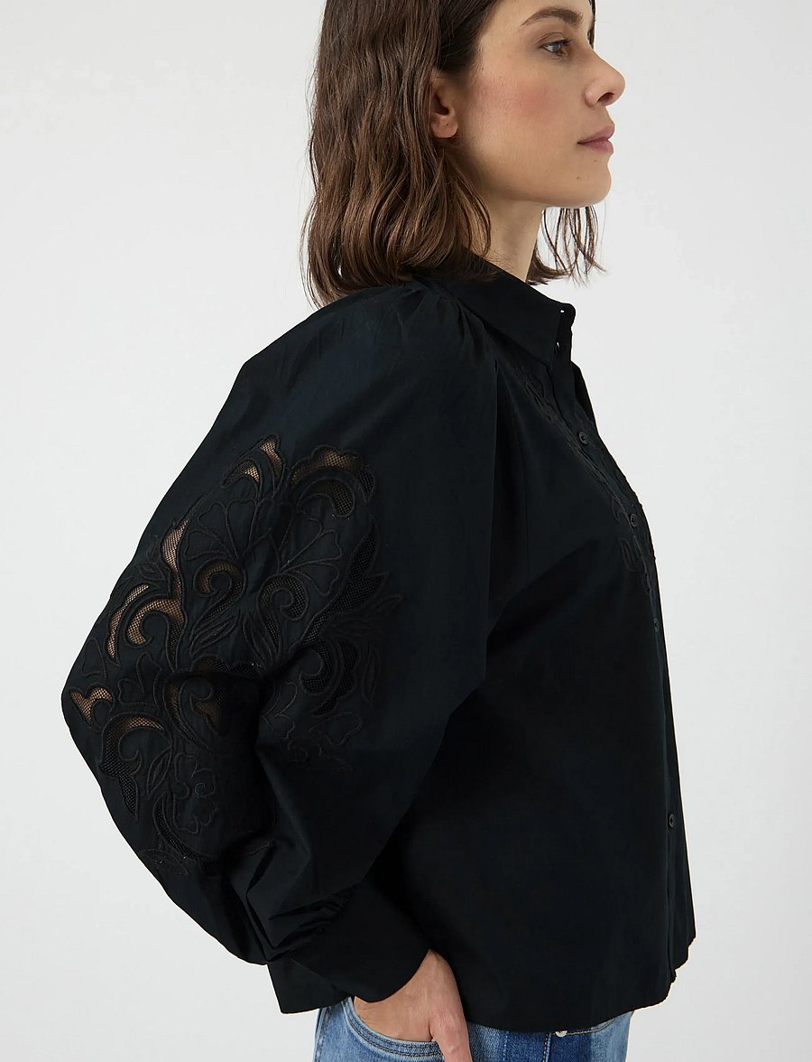 YAS - YASZIMIA LS SHIRT S. NOOS - langärmlige hemden - black - 5