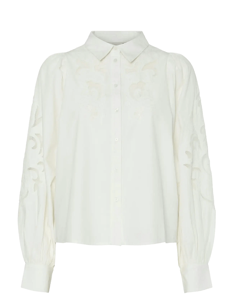 YAS - YASZIMIA LS SHIRT S. NOOS - långärmade skjortor - star white - 1